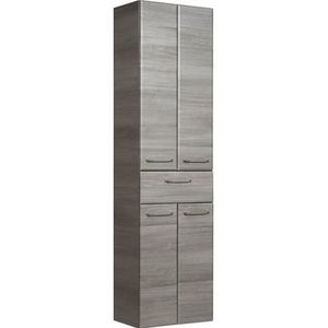 Saphir Hoge kast Quickset Breedte 50 cm, hoogte 185,5 cm, glasplateaus, deurdemper