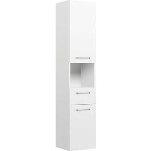 Saphir Hoge kast Quickset Breedte 35 cm, hoogte 168 cm, glasplateaus, deurdemper