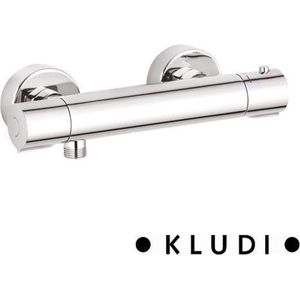 Kludi Basic Thermostatische douchekraan - Chroom hoh 150mm incl. koppelingen