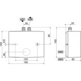 STIEBEL ELTRON Klein-Durchlauferhitzer »DEM 4�«, elektronisch, für Handwaschbecken, 4,4 kW, Festanschluss 230V