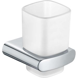Keuco KE Glashalter Elegance 11650, kpl. mit Echtkristall-Glas, verchromt, 11650019000