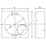 Eberle 111110250100 RTR-E 6145 Kamerthermostaat Opbouw (op muur) Verwarmen 1 stuk(s)