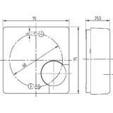 Eberle 111 1709 51 100 RTR-E 6705 Kamerthermostaat Opbouw (op muur) 1 stuk(s)