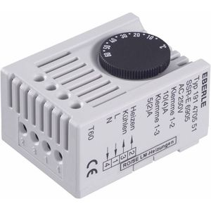 Eberle Thermostaat voor schakelkastverwarming SSR-E 6905 230 V/AC 1x wisselcontact (l x b x h) 46 x 34.5 x 67 mm 1 stuk