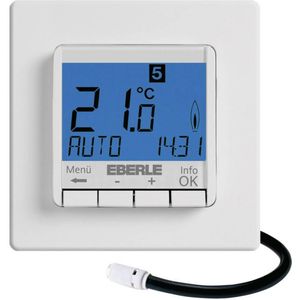 Eberle 527 8123 55 100 FIT-3F Kamerthermostaat Inbouw (in muur) Weekprogramma Vloertemperatuurregelaar met voeler (F) 1