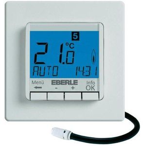 Eberle 527 8123 55 100 FIT-3F Kamerthermostaat Inbouw (in muur) Weekprogramma Vloertemperatuurregelaar met voeler (F) 1 stuk(s)