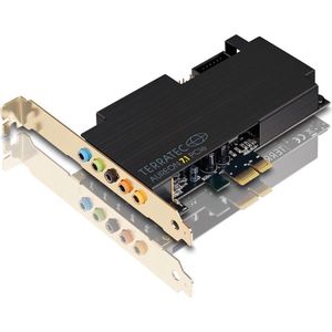 TERRATEC AUREON 7.1 PCIe PC Soundkarte intern 8-Kanal – optischer Ein-Ausgang für AC3 und DTS - für bis zu 8 Lautsprecher - analoge und Digitale Audiogeräte