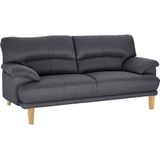 TRENDMANUFAKTUR 3-Sitzer "Cecilia, Sofa in italienischem Design", mit tollem Sitzkomfort, extrabequeme Armlehnen, Holzfüße