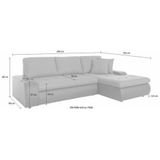 TRENDMANUFAKTUR Ecksofa "Indie, L-Form", wahlweise XL oder XXL