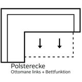 TRENDMANUFAKTUR Ecksofa "Indie, L-Form", wahlweise XL oder XXL