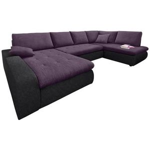 TRENDMANUFAKTUR Zithoek Indie, geweldig zitcomfort, uitgebreide detailafwerking, U-vorm