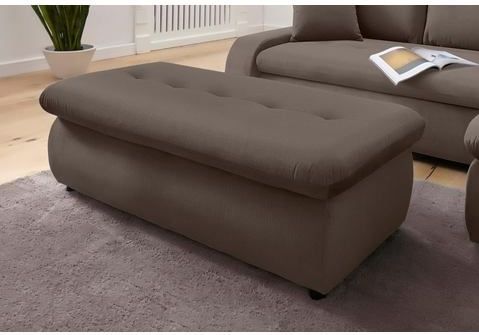 TRENDMANUFAKTUR Hocker "Indie II, bequemer Bankhocker mit Staufach unter der Sitzfläche"