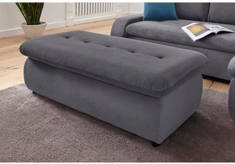 TRENDMANUFAKTUR Hocker »Indie II, bequemer Bankhocker mit Staufach unter der Sitzfläche«