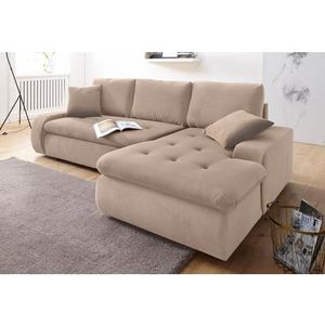 TRENDMANUFAKTUR Ecksofa "Indie II, tolle Detailverarbeitung, bequem und komfortabel im Sitz", XL und XXL, wahlweise mit Bettfunktion, L-Form