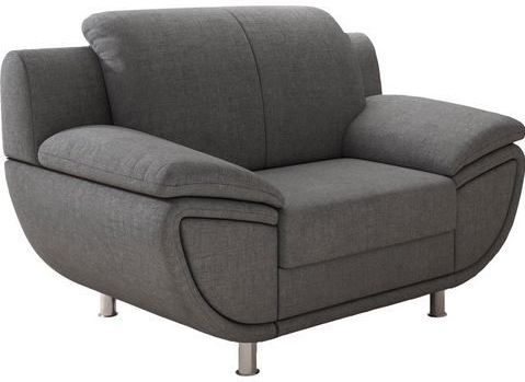 TRENDMANUFAKTUR Sessel "Rondo II, Loungesessel zeitlos und bequem", wahlweise mit komfortablem Federkern, mit extra breiten Armlehnen
