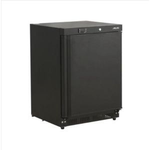 Horeca Saro koelkast | zwart design tafel model | afsluitbaar | 3 verstelbare roosters | deur wisselbaar | 2 jaar garantie | professioneel model HK 200 B