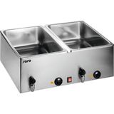 Dubbele Bain Marie met kraan - 2 jaar garantie