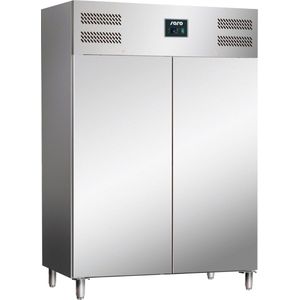 RVS Vrieskast - 1400 Ltr - 148x83x(h)201cm - 2 jaar garantie - Volledig RVS