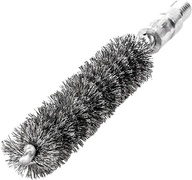 Lessmann - Pijpborstel - Staaldraad Golvend - Ø 20 mm - Lengte 115 mm