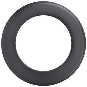 FIREFIX R180/R Ovenpijprozet voor 2 mm dikke kachelpijpen/rookbuizen met een diameter van 180 mm, voor kachels en haarden, Senotherm, zwart, stijf