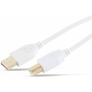 S-IMPULS USB2.0-Anschlusskabel, A/B, 1 m, vergoldet