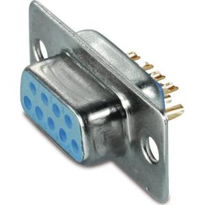 Seriële RS232 connector 9-pins SUB-D (v) / solderen