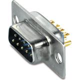Seriële RS232 connector 9-pins SUB-D (m) / solderen