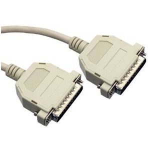 Seriële RS232 kabel 25-pins SUB-D (m) - 25-pins SUB-D (m) - 3 meter