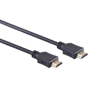 S-Conn HDMI A male naar HDMI A, vergulde contacten, Full HD, Ultra HD, 3D, HEAC 20m