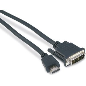 S-IMPULS HDMI-Adapterkabel, HDMI-Stecker/DVI-D-Stecker, 2 m