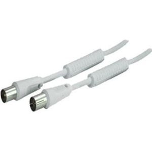 Shiverpeaks Kabel-TV-antenne M/V-mantelstroomfilter 2,0m * basic*. (100 dB, Antennekabel), Antennekabel