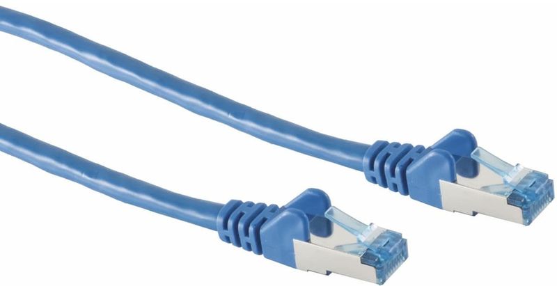 S-IMPULS CAT.6A Patchkabel, 1 m, blau