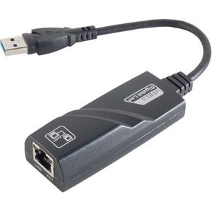 Shiverpeaks - BASIC-S - USB-adapter - Zwart - A-stekker (USB 3.0, RJ45/LAN)