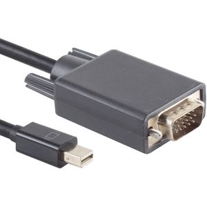 Mini DisplayPort 1.2 naar VGA kabel / zwart - 3 meter