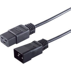 C19 - C20 Stroomkabel - Zwart - 5 Meter - 3x 1,50mm