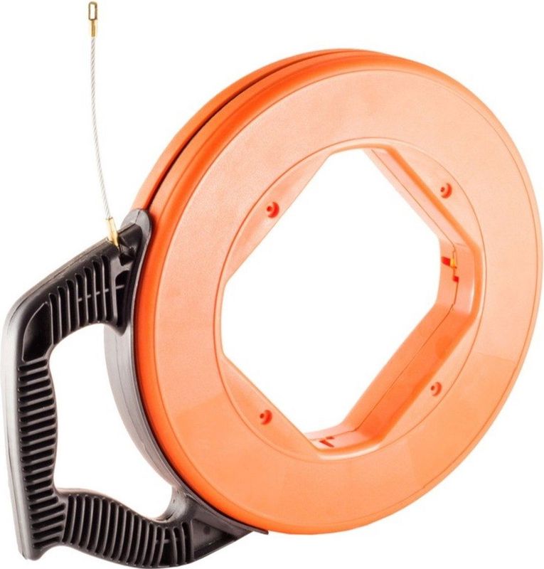 Kabeltrekker met afrolmechanisme en bevestigingsoog - 60 meter