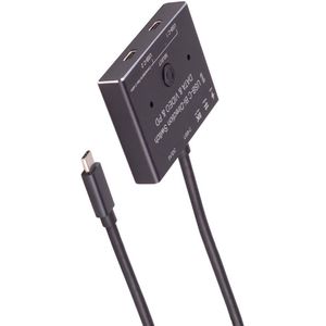 Shiverpeaks - SHVP BS14-01001 - Schakelaar - 2x USB 3.1 - Bidirectioneel - 0.80 m - USB 3.2 Gen 2