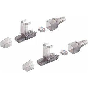 SHIVERPEAKS® -Basic-S-Network Plug, Cat. 6A Tool-Less RJ45 Plug, Tool-Less, UTP-VE2