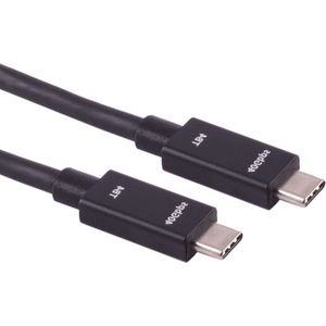 Thunderbolt 4 Kabel - 0,5 meter - Zwart