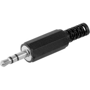 3,5mm Jack (m) connector - plastic - 3-polig / stereo