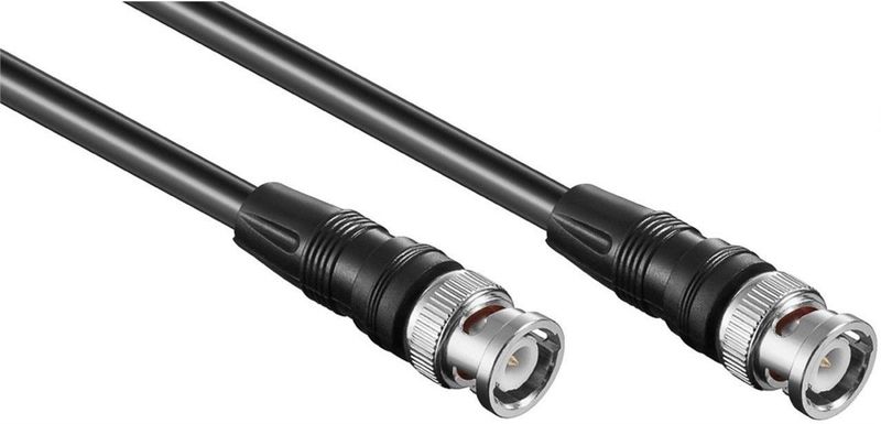 BNC (m) - BNC (m) kabel - RG59 - 75 Ohm / zwart - 2 meter