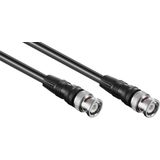 BNC (m) - BNC (m) kabel - RG59 - 75 Ohm / zwart - 5 meter