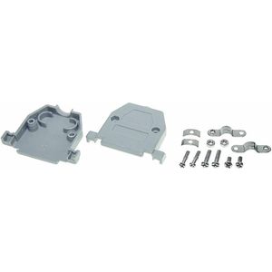 Connector behuizing voor Gameport connector 15-pins SUB-D - plastic / grijs