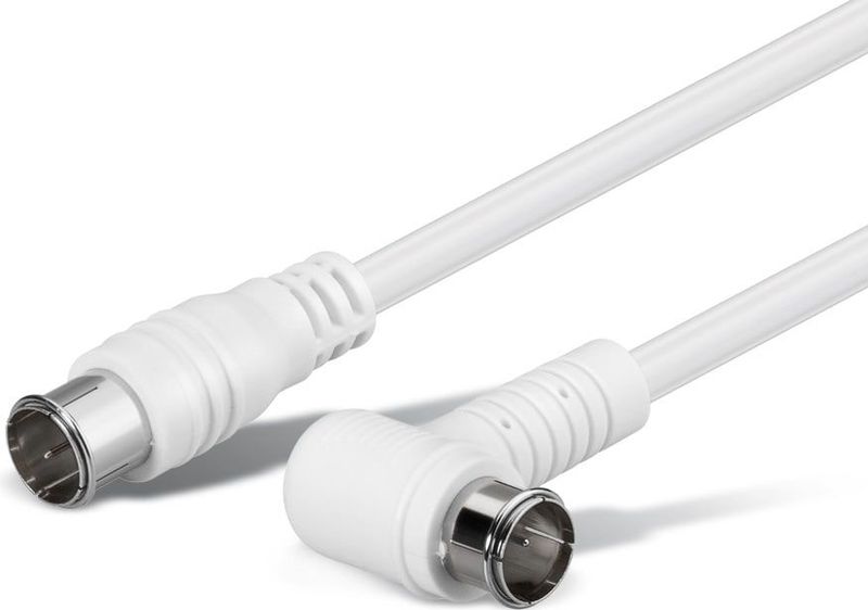 F-quick - Coaxkabel - Wit - 1,5 Meter - F-quick Connectoren