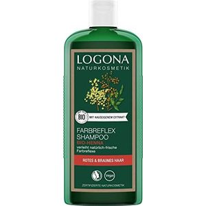 LOGONA natuurlijke cosmetica kleurreflex shampoo rood-bruin bio-henna 250 ml