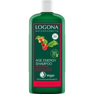 LOGONA - AGE ENERGY - Shampoo - Organisch - Met Cafeïne en Gojibessen