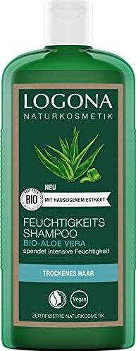 Logona - Bio-Aloë Vera - Shampoo - 250 ml - Veganistisch, Hydraterende Verzorging voor Beschadigd en Droog Haar