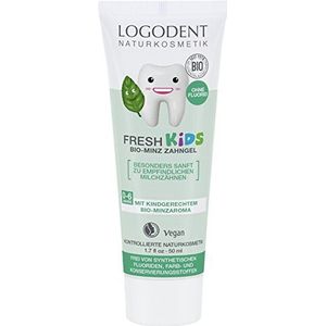 Logona - Fresh Kids Organic Mint - Tandengel - Groene Muntsmaak