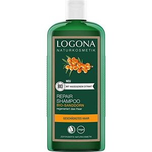 LOGONA Naturkosmetik - Repair & Care Shampoo - Zanddoorn - 250 ml