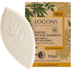 Logona - Hennep en Vlierbessen - Solid Shampoo - Biologische Ingrediënten